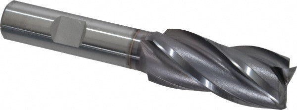 23/32" 4-Flute Vanadium High Speed Steel Square End Mill, TiCN - OSG 5742108