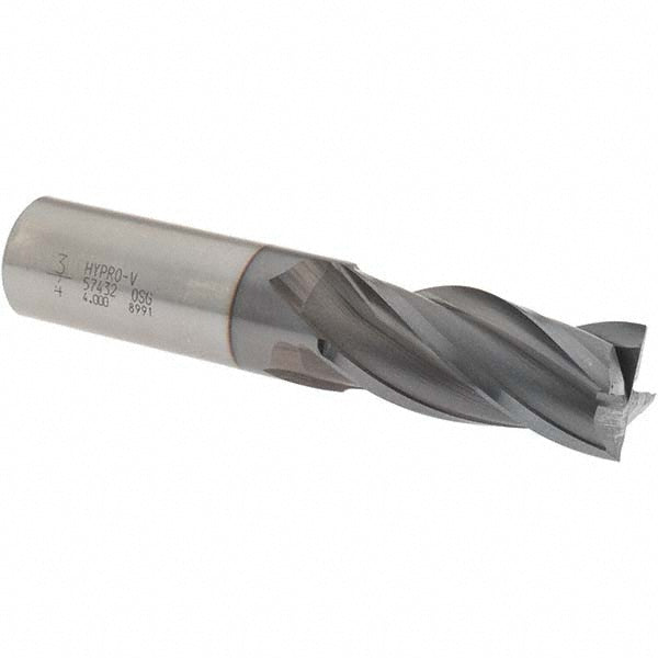 3/4" 4-Flute Vanadium High Speed Steel Square End Mill, TiCN - OSG 5743208