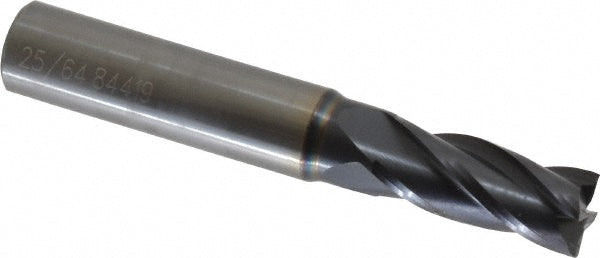 25/64" 4-Flute Solid Carbide Square End Mill, TiAlN - OSG 404-390611