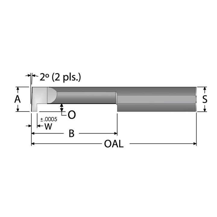 Grooving Tools - Scientific Cutting Tools GT045-4A