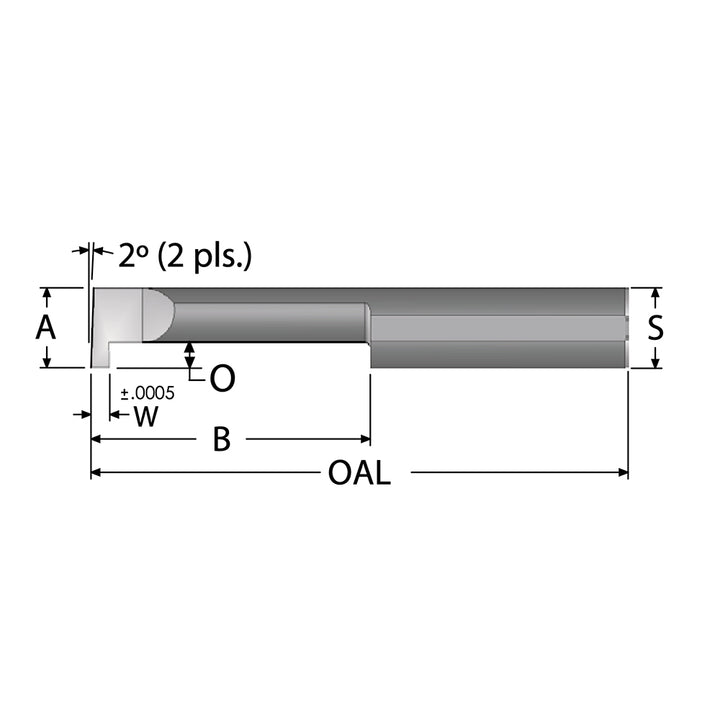 Grooving Tools - Scientific Cutting Tools GT038-8