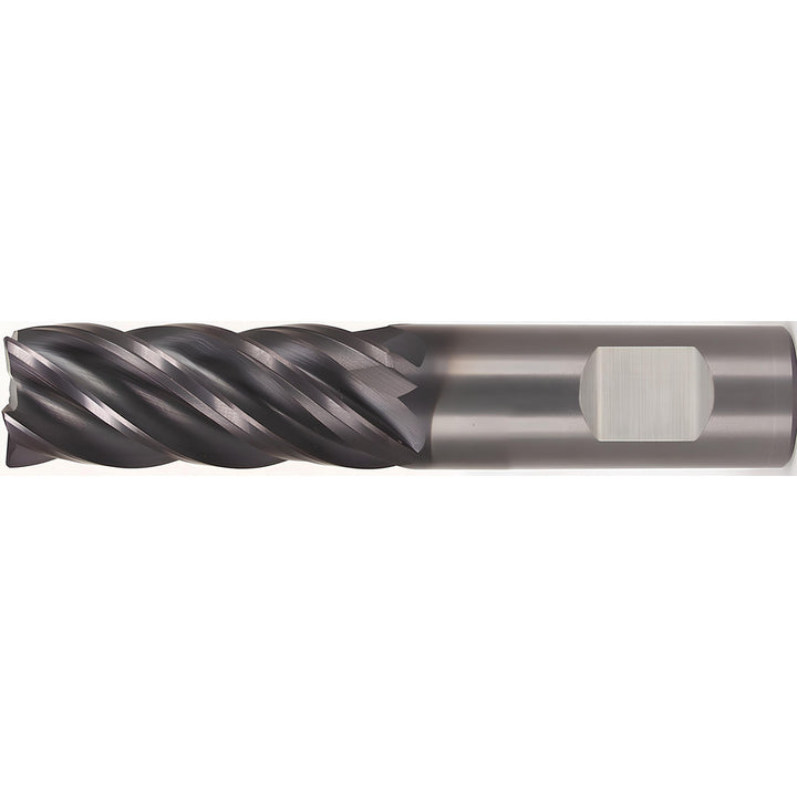 1" 5-Flute Solid Carbide Corner Radius End Mill, AlTiN - Kennametal 4048662