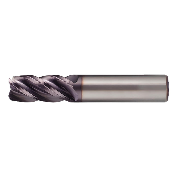 1/2" 4-Flute Solid Carbide Corner Radius & Corner Chamfer End Mill, AlTiN - Kennametal 3331468