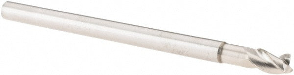 1/4" 3-Flute Solid Carbide Square End Mill, TiB2 - SGS 32727