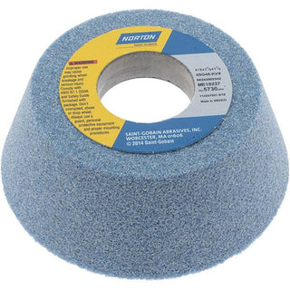 4 x 1/4" 46-Grit Ceramic Alumina Grinding & Cutoff Wheel - Norton 66243503342