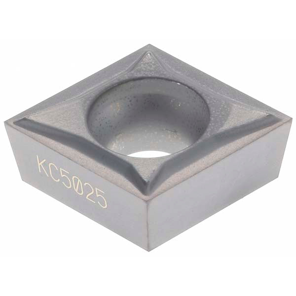 C - Diamond (Rhombic) 80-Deg 3/8" IC Carbide Insert, Grade KC5025, TiAlN - Kennametal 1866569