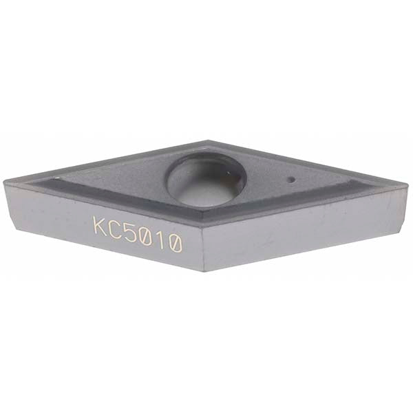 V - Diamond (Rhombic) 35-Deg 1/4" IC Carbide Insert, Grade KC5010, TiAlN - Kennametal 1866685