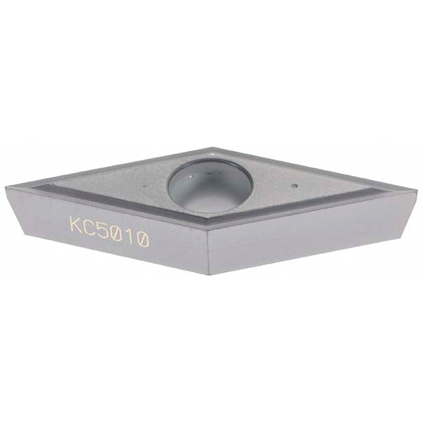 V - Diamond (Rhombic) 35-Deg 3/8" IC Carbide Insert, Grade KC5010, TiAlN - Kennametal 1866754
