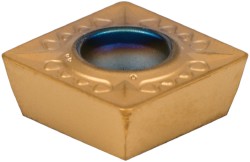 SDET1204PDSRGB Solid Carbide Insert, Grade KC725M, TiN - Kennametal 1180917