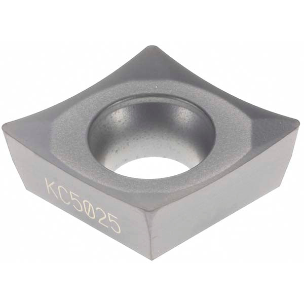C - Diamond (Rhombic) 80-Deg 3/8" IC Carbide Insert, Grade KC5025, TiAlN - Kennametal 1867002