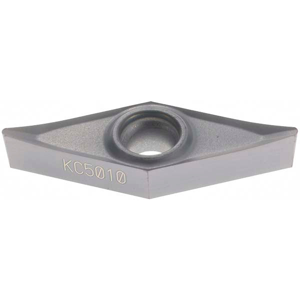 V - Diamond (Rhombic) 35-Deg 1/4" IC Carbide Insert, Grade KC5010, TiAlN - Kennametal 1867060