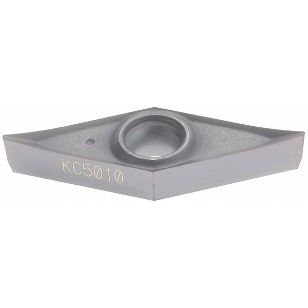 V - Diamond (Rhombic) 35-Deg 1/4" IC Carbide Insert, Grade KC5010, TiAlN - Kennametal 1867061