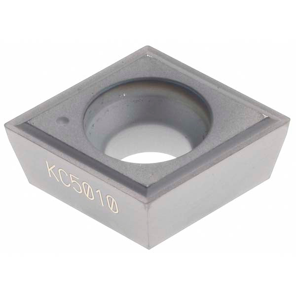 C - Diamond (Rhombic) 80-Deg 3/8" IC Carbide Insert, Grade KC5010, TiAlN - Kennametal 1868255