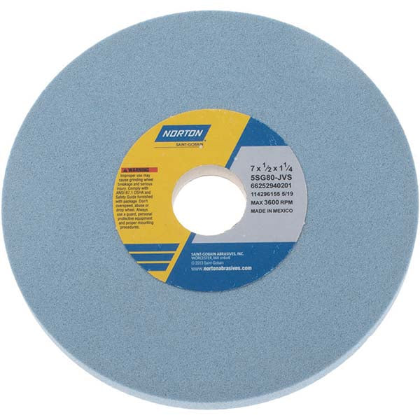 7 x 1/2" 80-Grit Ceramic Grinding & Cutoff Wheel - Norton 66252940201