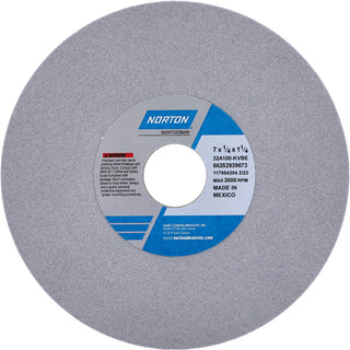 7 x 1/4" 100-Grit Aluminum Oxide Grinding & Cutoff Wheel - Norton 66252939673