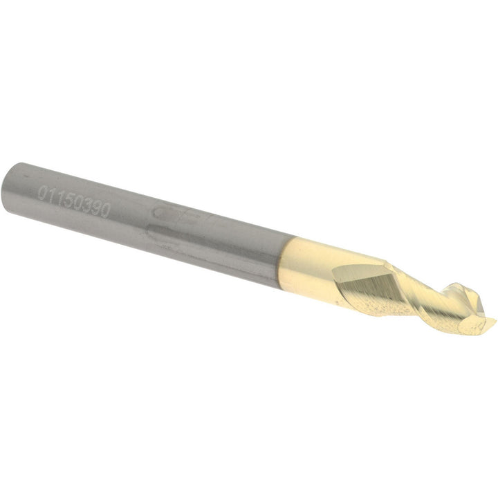 7/32" 2-Flute Solid Carbide Square End Mill, ZrN - Accupro 313000