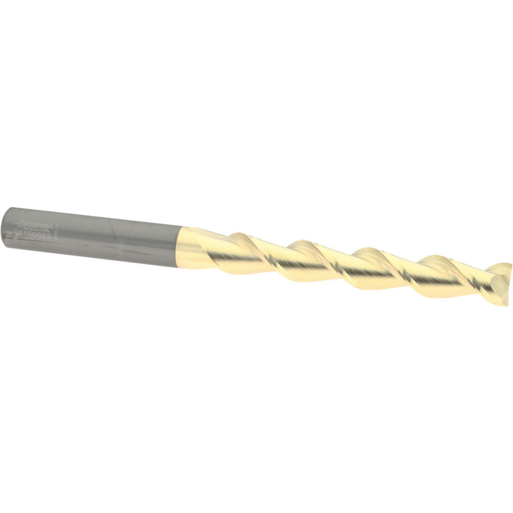 1/2" 2-Flute Solid Carbide Square End Mill, ZrN - Accupro 313350
