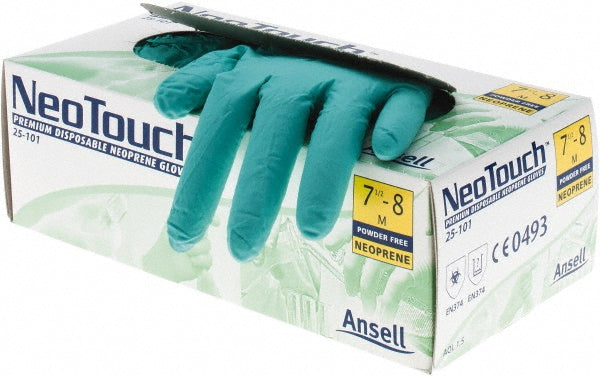 Green Neoprene Gloves - Ansell 25-101M