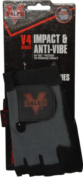 Small Black Leather General Purpose Gloves - Valeo VI4872SM