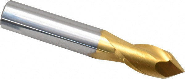 7/16" 2-Flute Solid Carbide Drill Mill End Mill, TiN - Melin Tool 26088