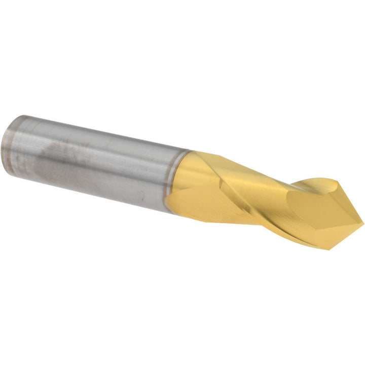 1/2" 2-Flute Solid Carbide Drill Mill End Mill, TiN - Melin Tool 26089