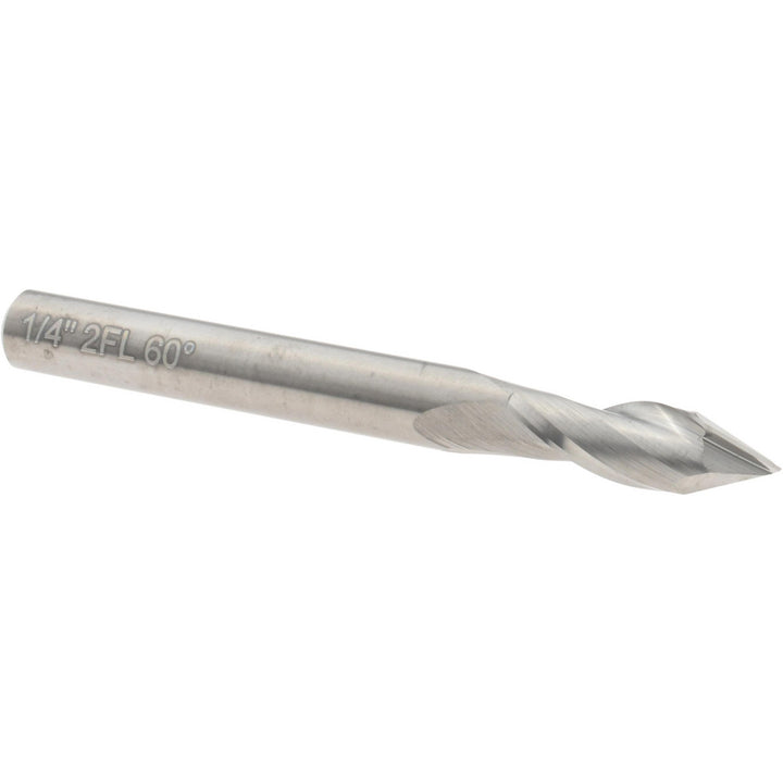 1/4" 2-Flute Solid Carbide Drill Mill End Mill - Melin Tool 11665