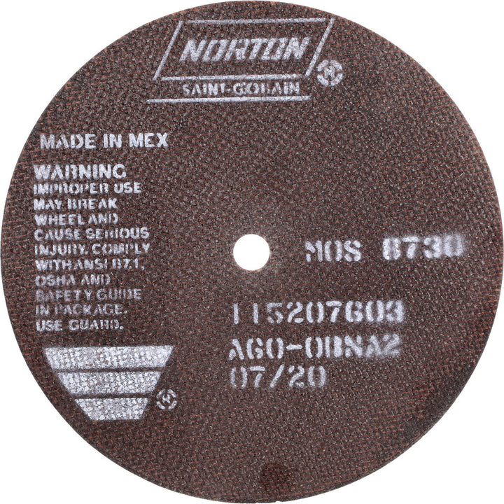7" 60-Grit Aluminum Oxide Grinding & Cutoff Wheel - Norton 66252938816