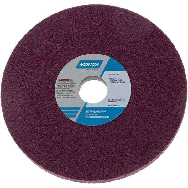 8 x 1/2" 46-Grit Aluminum Oxide Grinding & Cutoff Wheel - Norton 69936662106