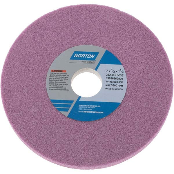 7 x 1/2" 46-Grit Aluminum Oxide Grinding & Cutoff Wheel - Norton 69936662909