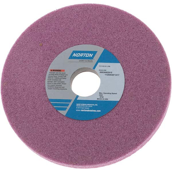 7 x 1/2" 46-Grit Aluminum Oxide Grinding & Cutoff Wheel - Norton 69936662915