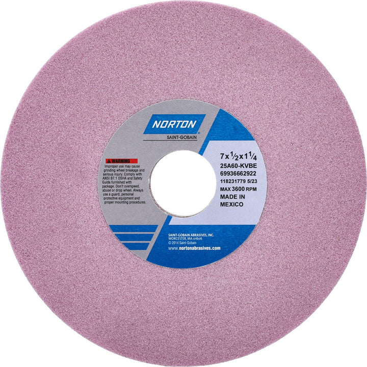 7 x 1/2" 60-Grit Aluminum Oxide Grinding & Cutoff Wheel - Norton 69936662922