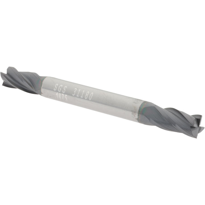 3/16" 4-Flute Solid Carbide Square End Mill, AlTiN - SGS 31180