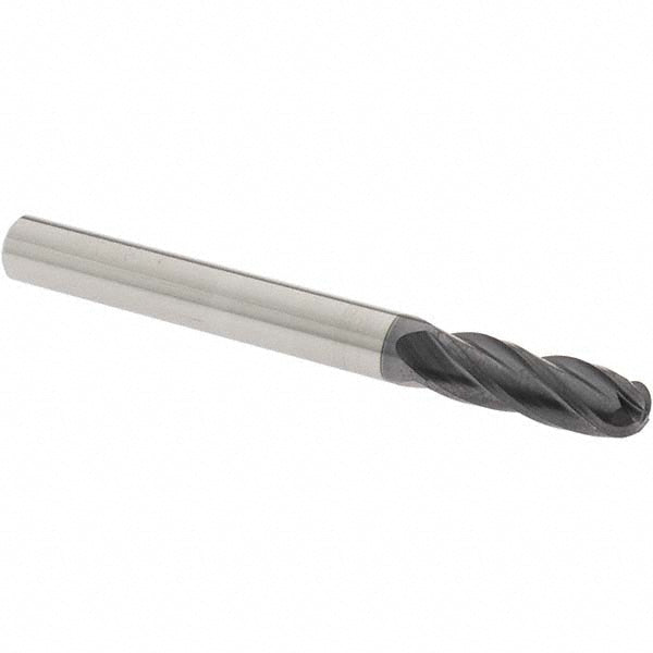 1/4in" 4-Flute Solid Carbide Ball End Mill, TiAlN - OSG 404-2500-BN11
