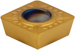 SDET120412PDERGB Solid Carbide Insert, Grade KC725M, TiN - Kennametal 1535836