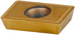 XDMT150308R Solid Carbide Insert, Grade KC715M, TiN - Kennametal 1556849