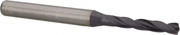 0.1535" Solid Carbide Drill Bit, TiAlN, 140° point - Kennametal 2040682