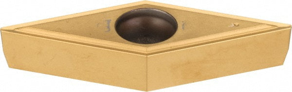 V - Diamond (Rhombic) 35-Deg 3/8" IC Cermet Insert, Grade KT315, TiN - Kennametal 1859604