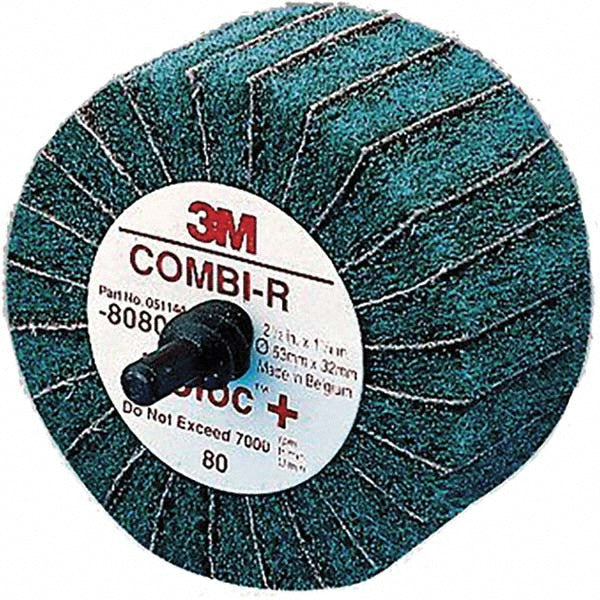 80-Grit Aluminum Oxide Flap Wheel - 3M 7000077960