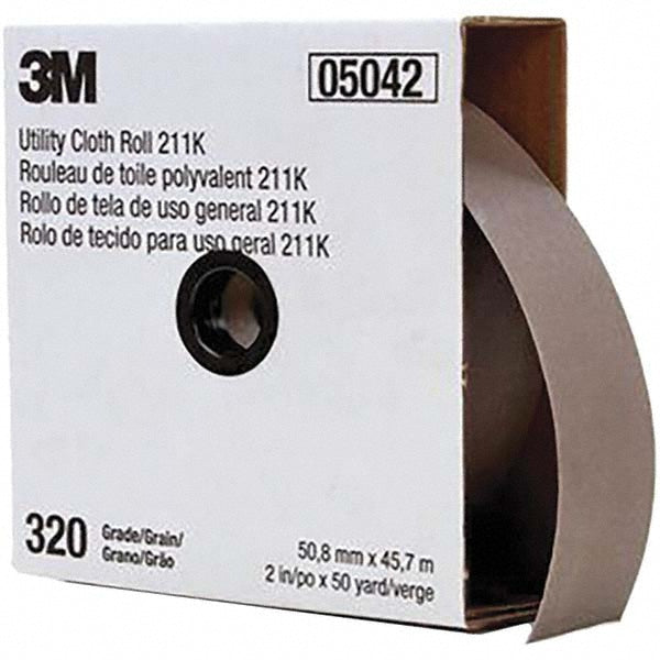 320-Grit Aluminum Oxide Rolls, Cords & Tape - 3M 7000118352