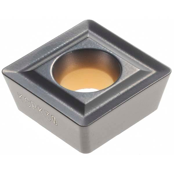 SPMT120408 Solid Carbide Insert, Grade KCPK30, TiN - Kennametal 2210037
