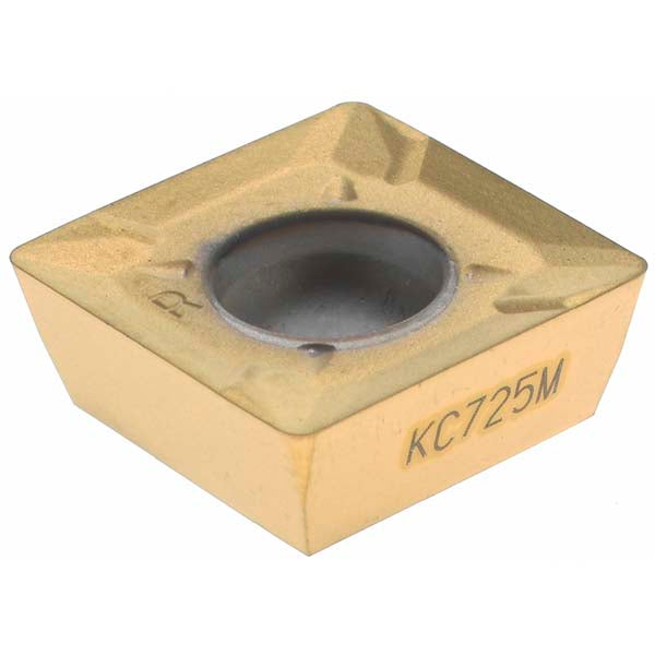 SDCT1204PDERLD2 Solid Carbide Insert, Grade KC725M, TiN - Kennametal 2390253