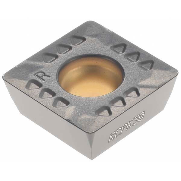 SDET1204PDERGB2 Solid Carbide Insert, Grade KCPK30, TiN - Kennametal 2390287