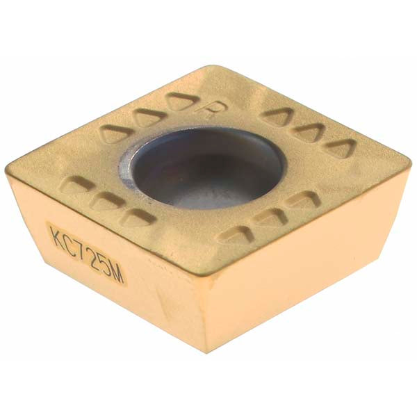 SDET1204PDERGB2 Solid Carbide Insert, Grade KC725M, TiN - Kennametal 2390288