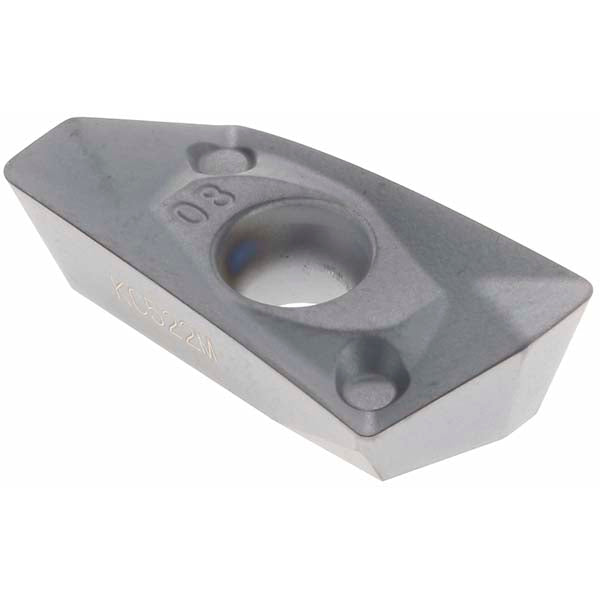 EDCT140408PDERLD Solid Carbide Insert, Grade KC522M, TiAlN - Kennametal 2983278