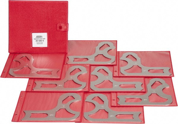 8-Piece Reference Gage, 0.002" accuracy - SPI 30-686-0
