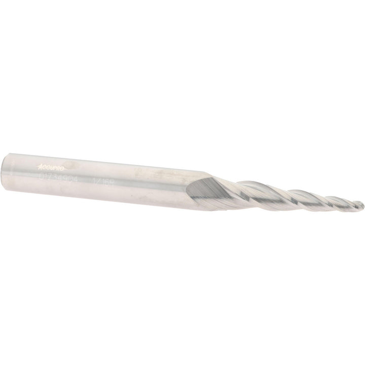 3-Flute Solid Carbide Tapered End Mill - Accupro 12177644
