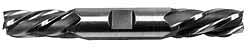 1/4" 4-Flute Cobalt Square End Mill - Hertel H89338537