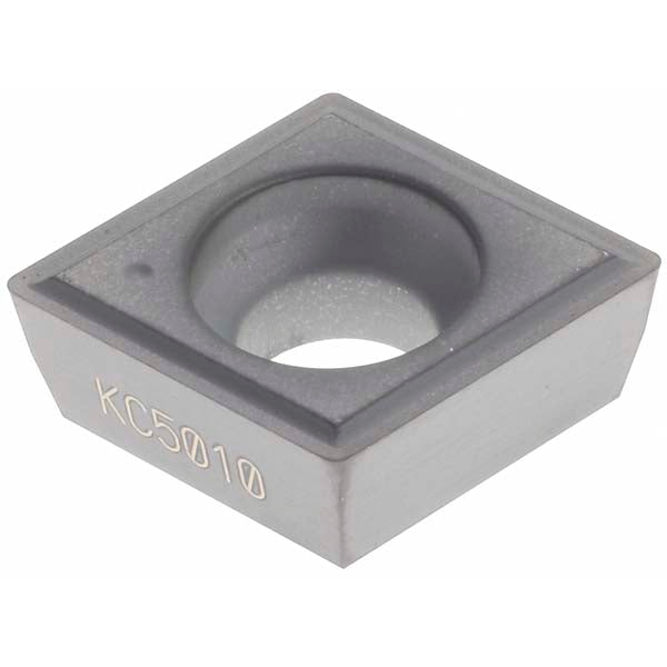 C - Diamond (Rhombic) 80-Deg 3/8" IC Carbide Insert, Grade KC5010, TiAlN - Kennametal 1869894