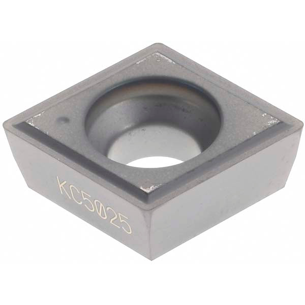 C - Diamond (Rhombic) 80-Deg 3/8" IC Carbide Insert, Grade KC5025, TiAlN - Kennametal 1869896