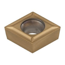 C - Diamond (Rhombic) 80-Deg 3/8" IC Cermet Insert, Grade KT315, TiN - Kennametal 1869967